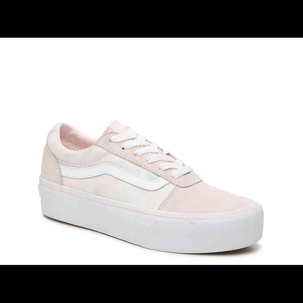VANS Ward / Old Skool Pink Platform Sneaker Size 9